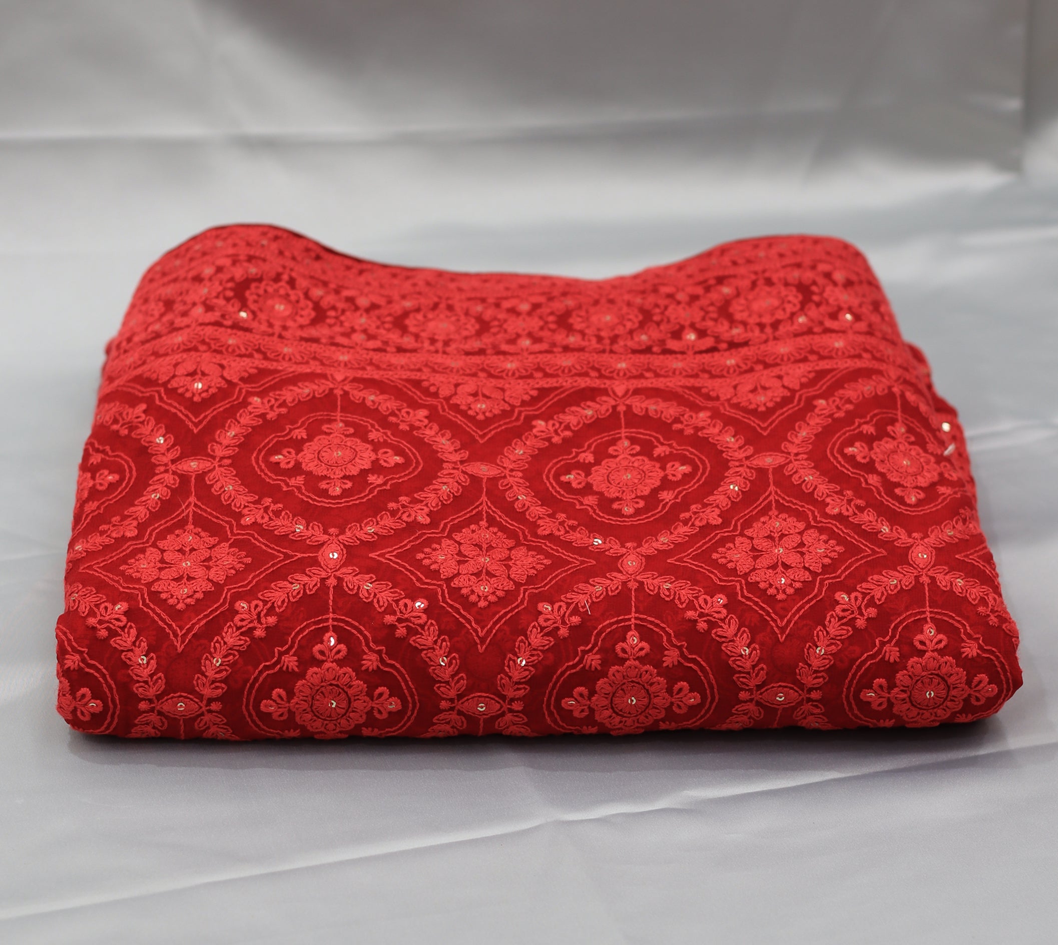 Georgette Chikankari Saree